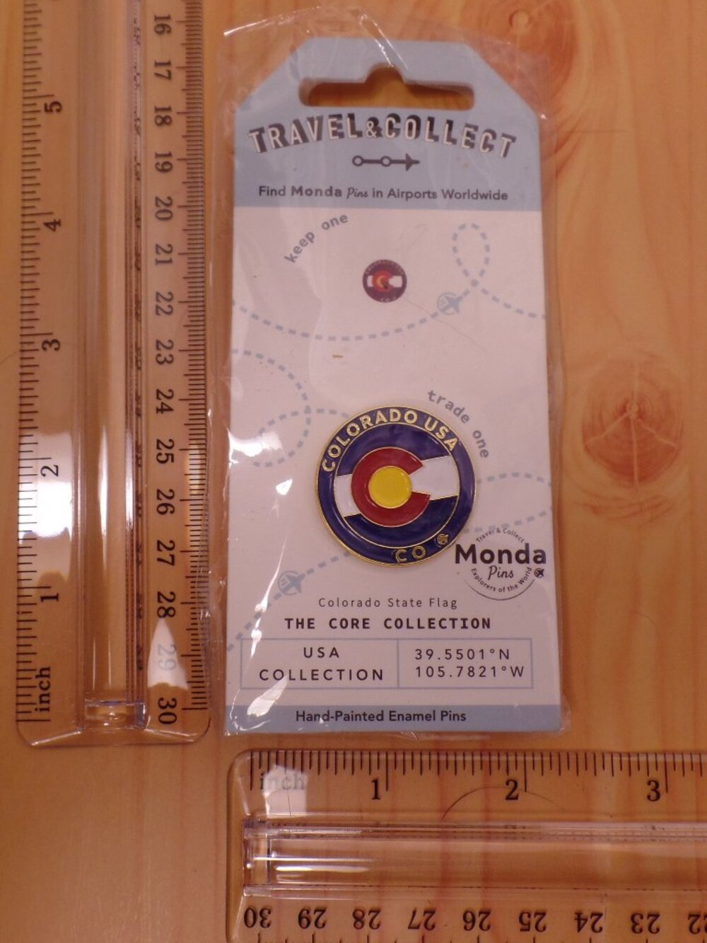 Colorado State Flag Enamel Lapel Pin By Monda Pins